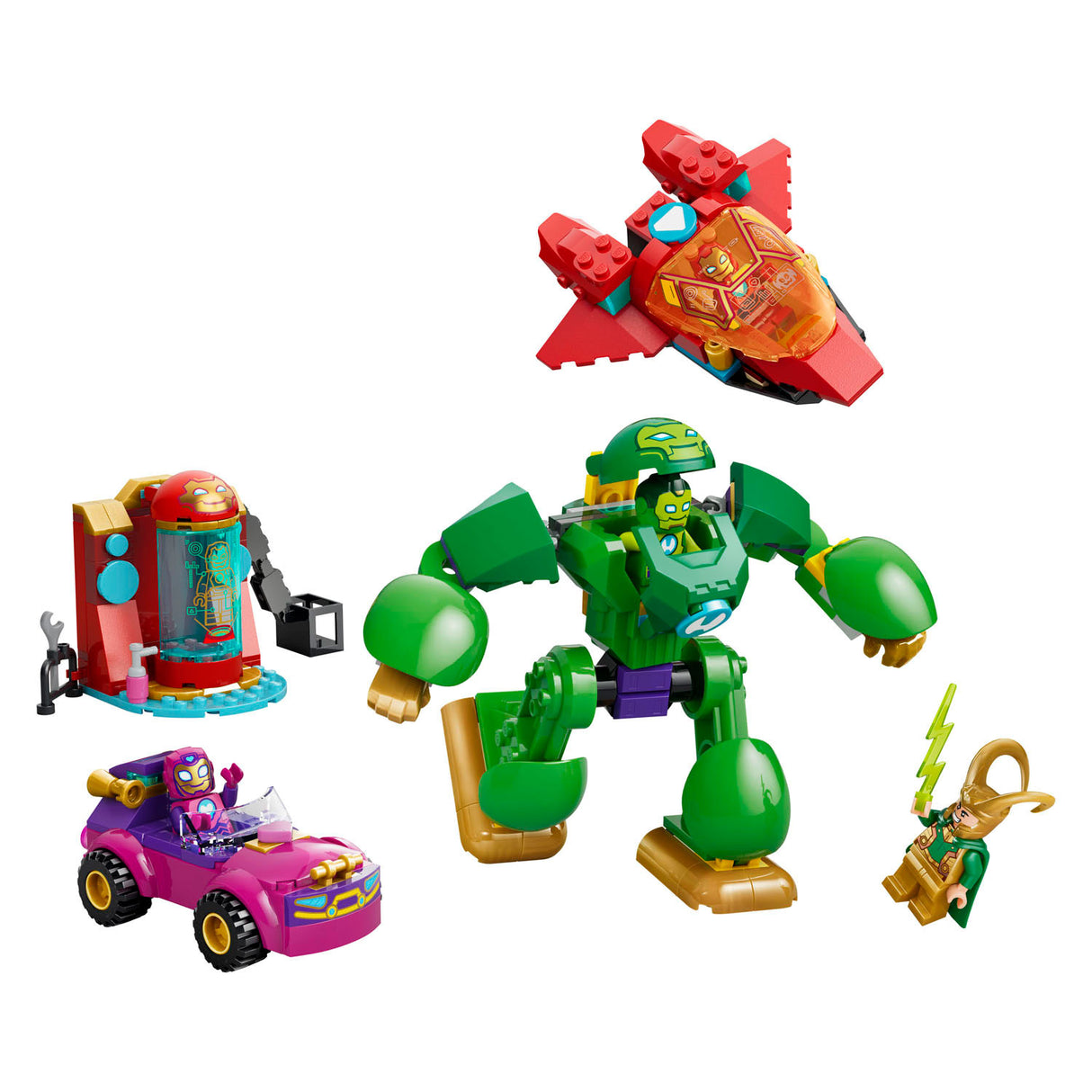 Lego marvel 11211 loki tegen team iron man