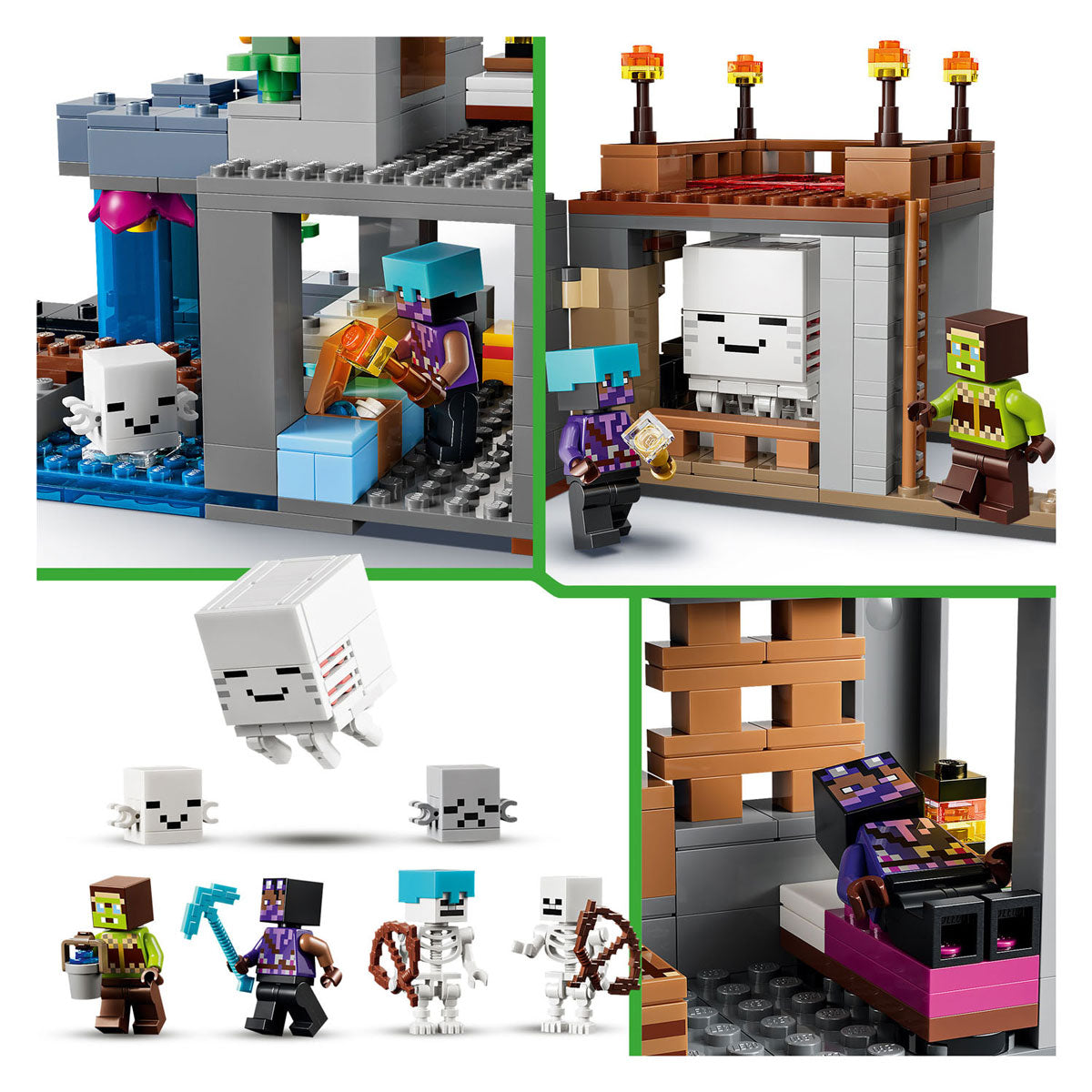 Lego minecraft ghast-huis speelgoed voor kinderen 21597