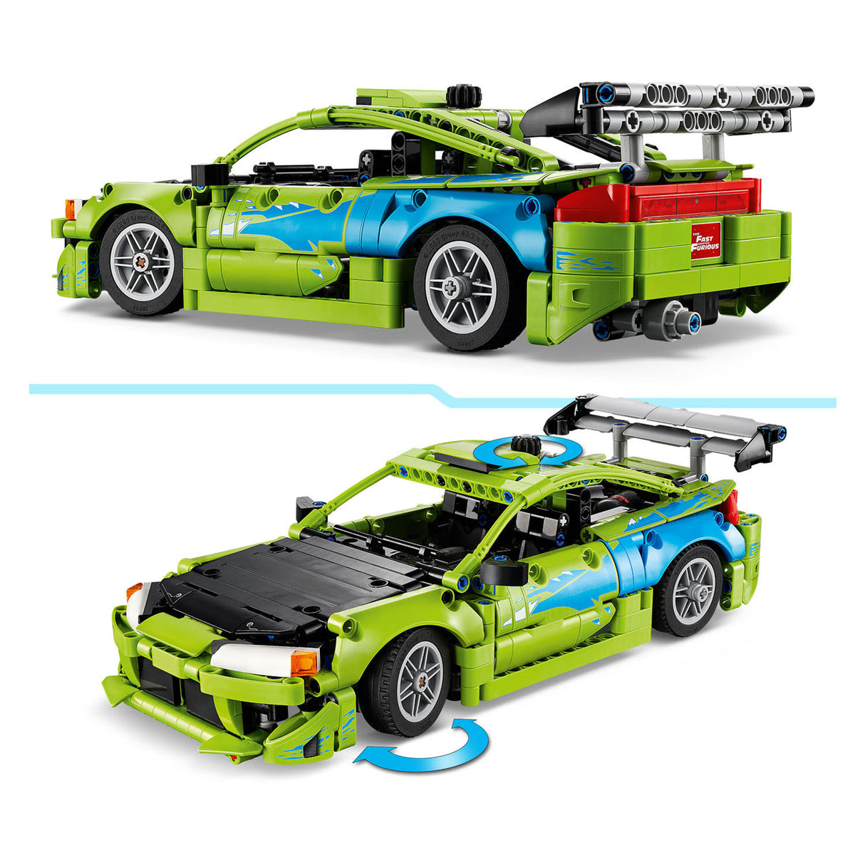 Lego technic fast and furious mitsubishi eclipse auto bouwpakket voor kinderen en tieners 42229