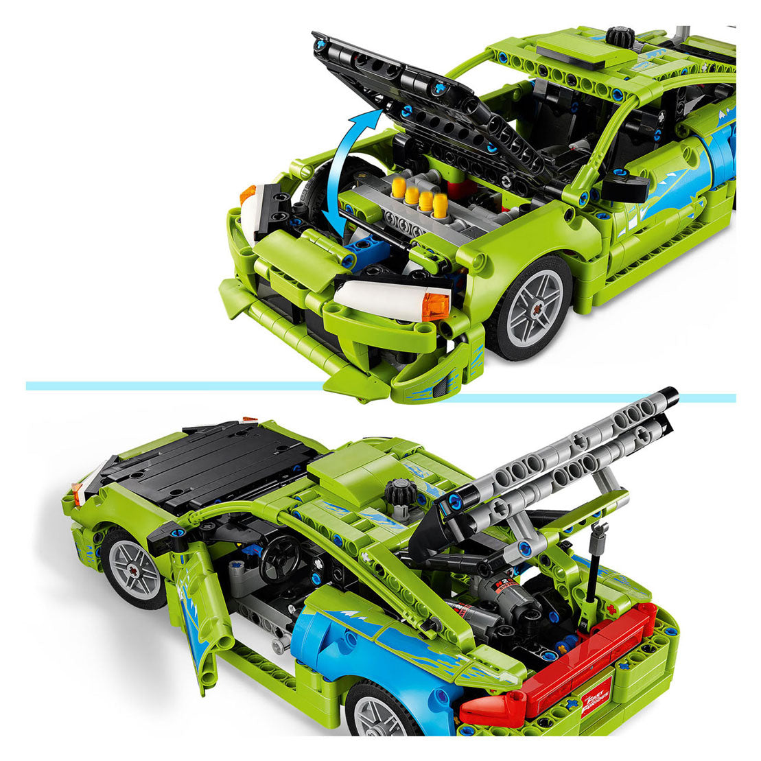 Lego technic fast and furious mitsubishi eclipse auto bouwpakket voor kinderen en tieners 42229