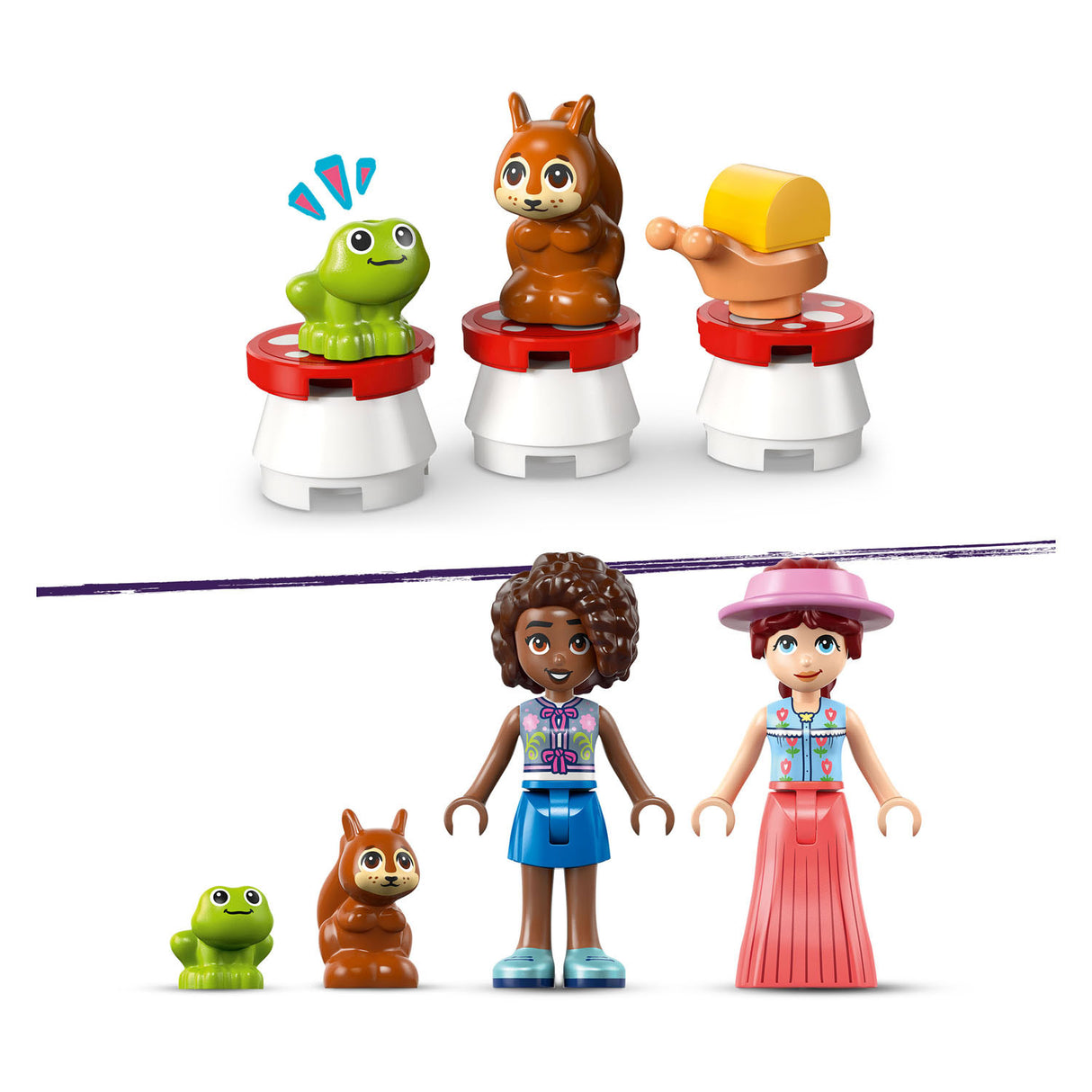 Lego friends theekransje in het bos speelgoed voor kinderen en kinderkamer decoratie 42690