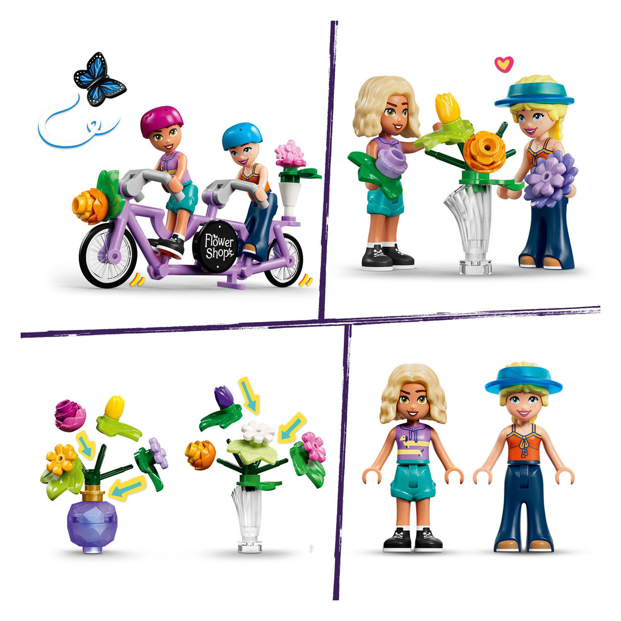 Lego friends 42693 creatieve bloemenwinkel