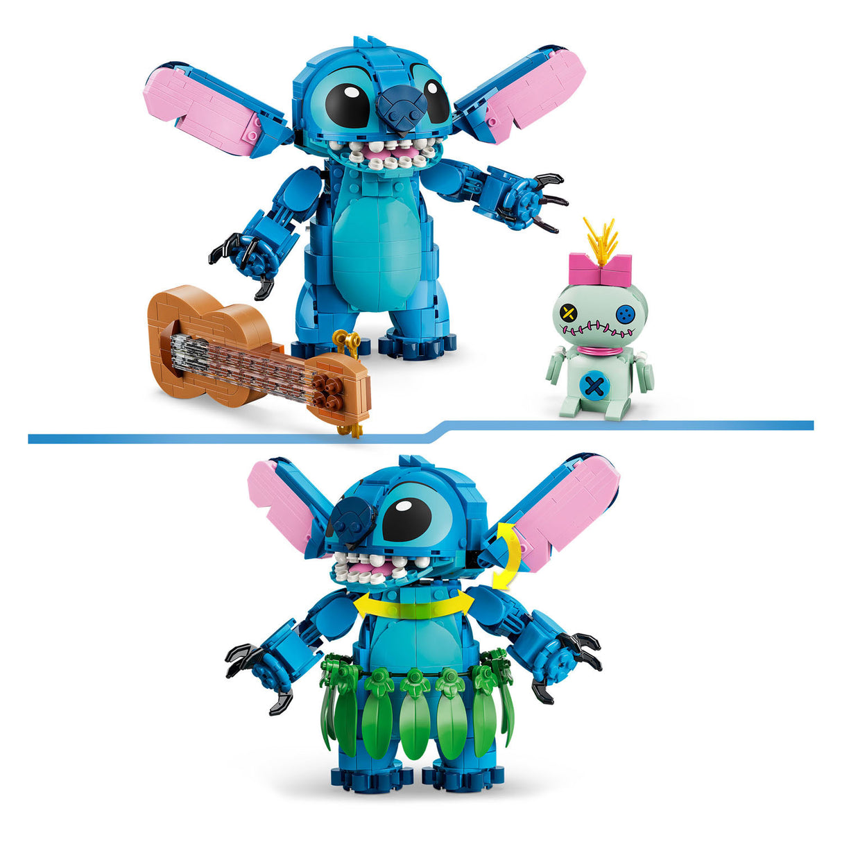 Lego disney 43296 stitch en scrump
