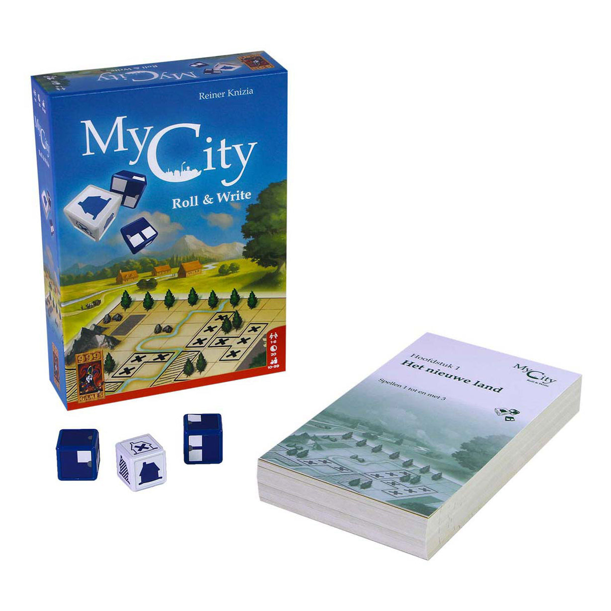 999games 999 Spiele My City Roll Schreibwürfelspiel