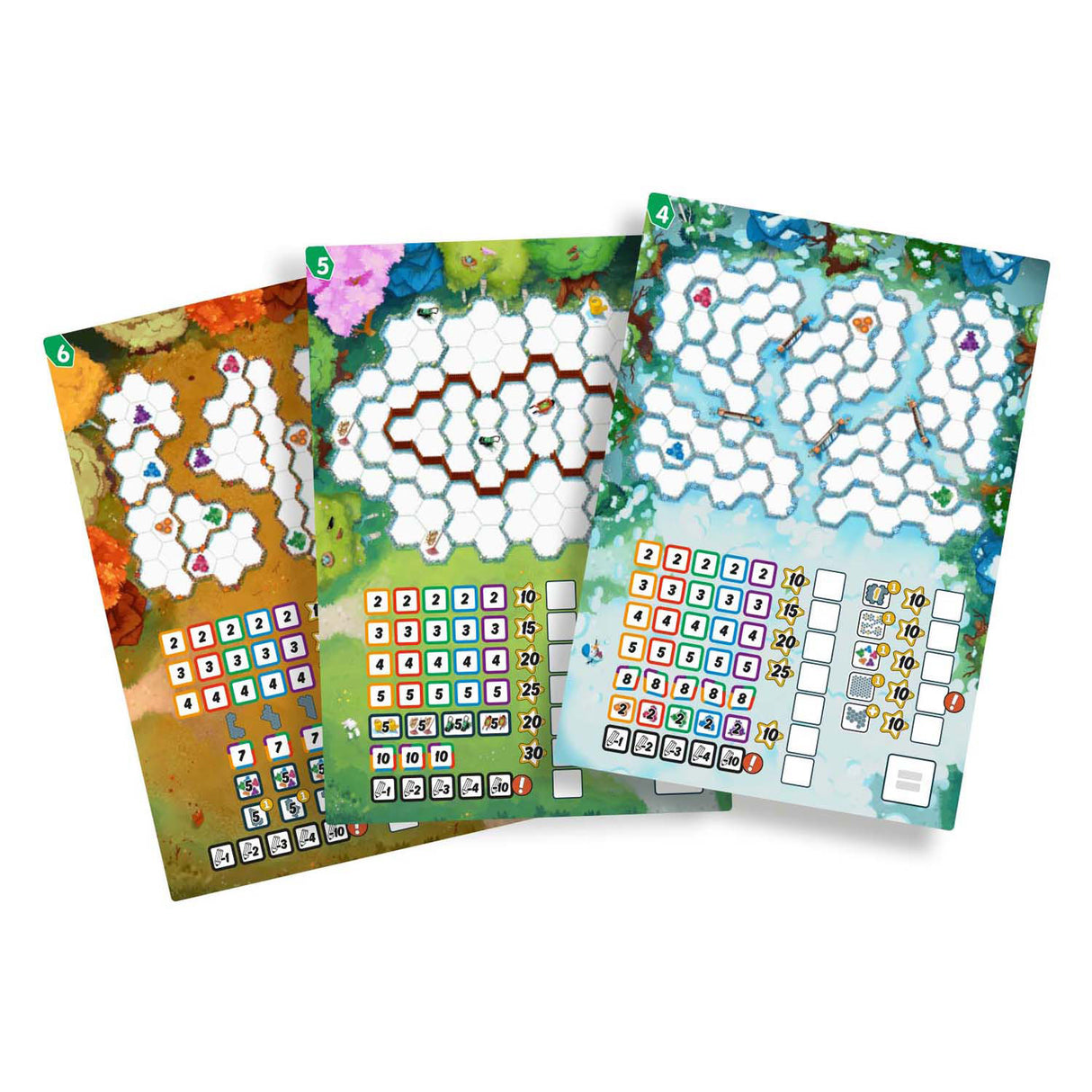 999 Games 999 Games Pick a Pen Gardens: Seasons Level 4,5,6 Punkteblöcke, 2 Stk.