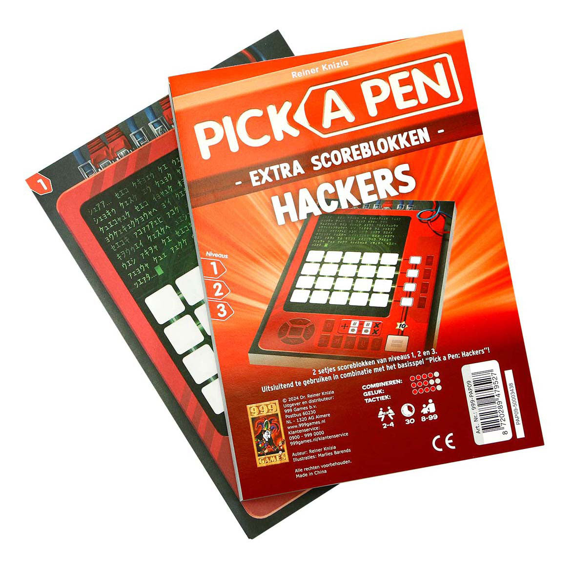 999Games 999 Games Pick a Pen Hackers Punkteblöcke, 2 Stk.