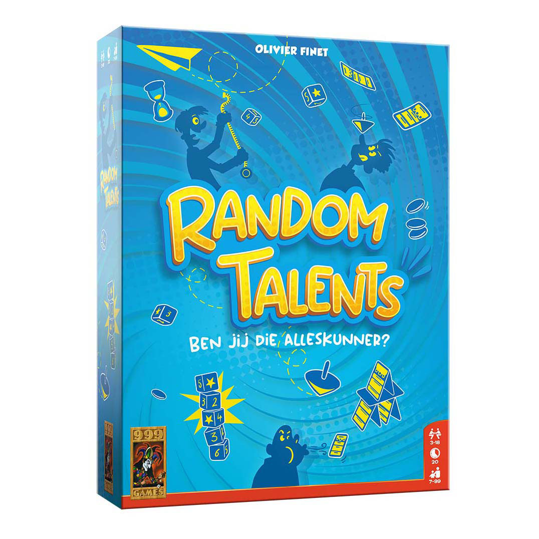 999games 999 Games Brettspiel mit zufälligen Talenten