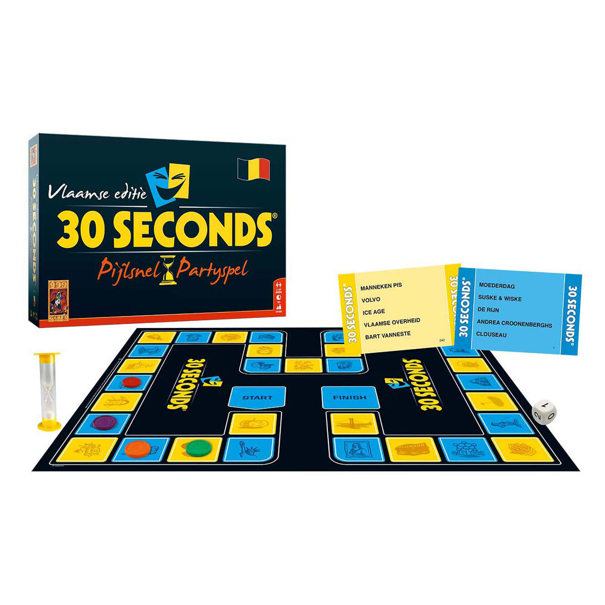 999Spiele 999 Spiele 30 Sekunden Brettspiel in flämischer Ausgabe