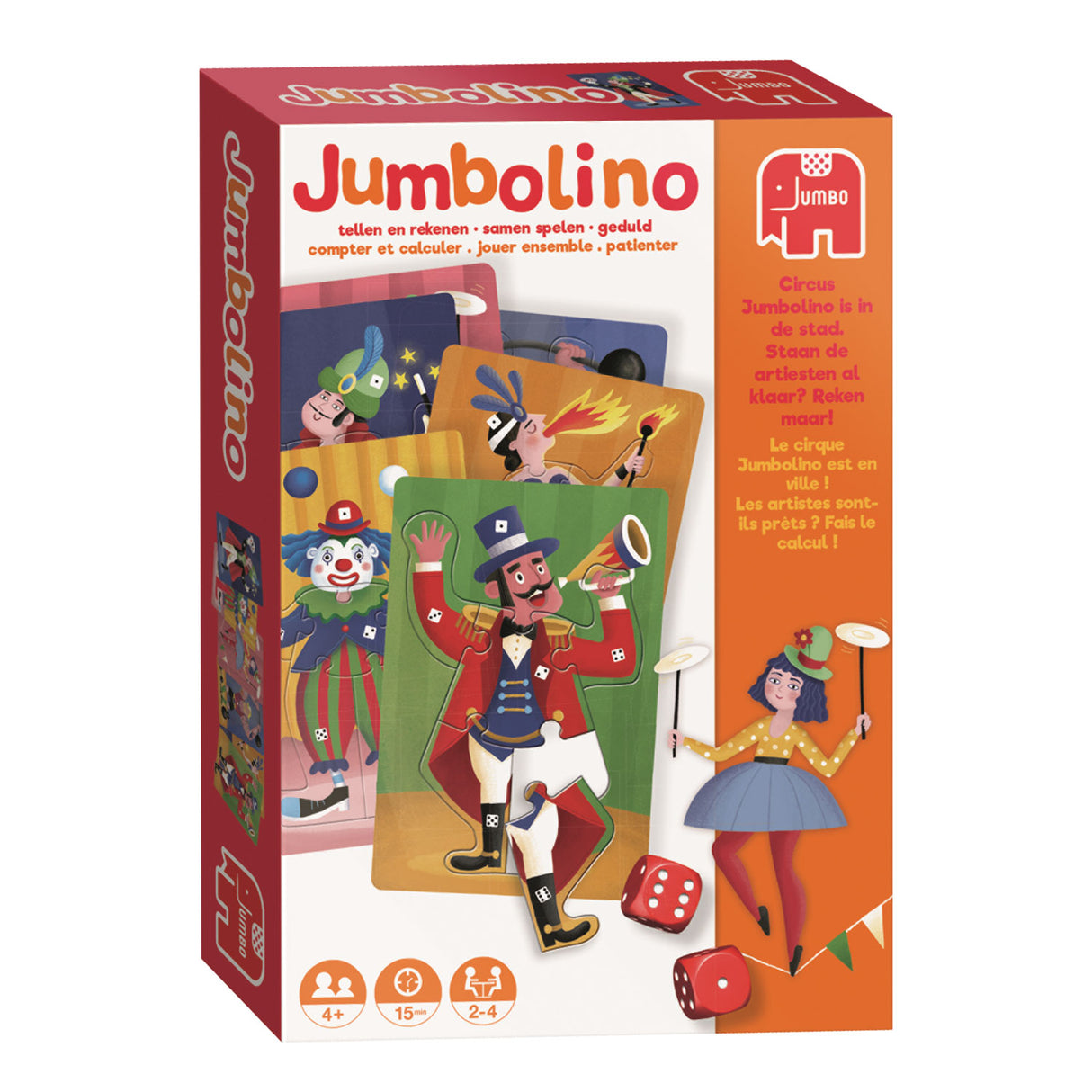Jumbo-Lino-Puzzle-Würfelspiel