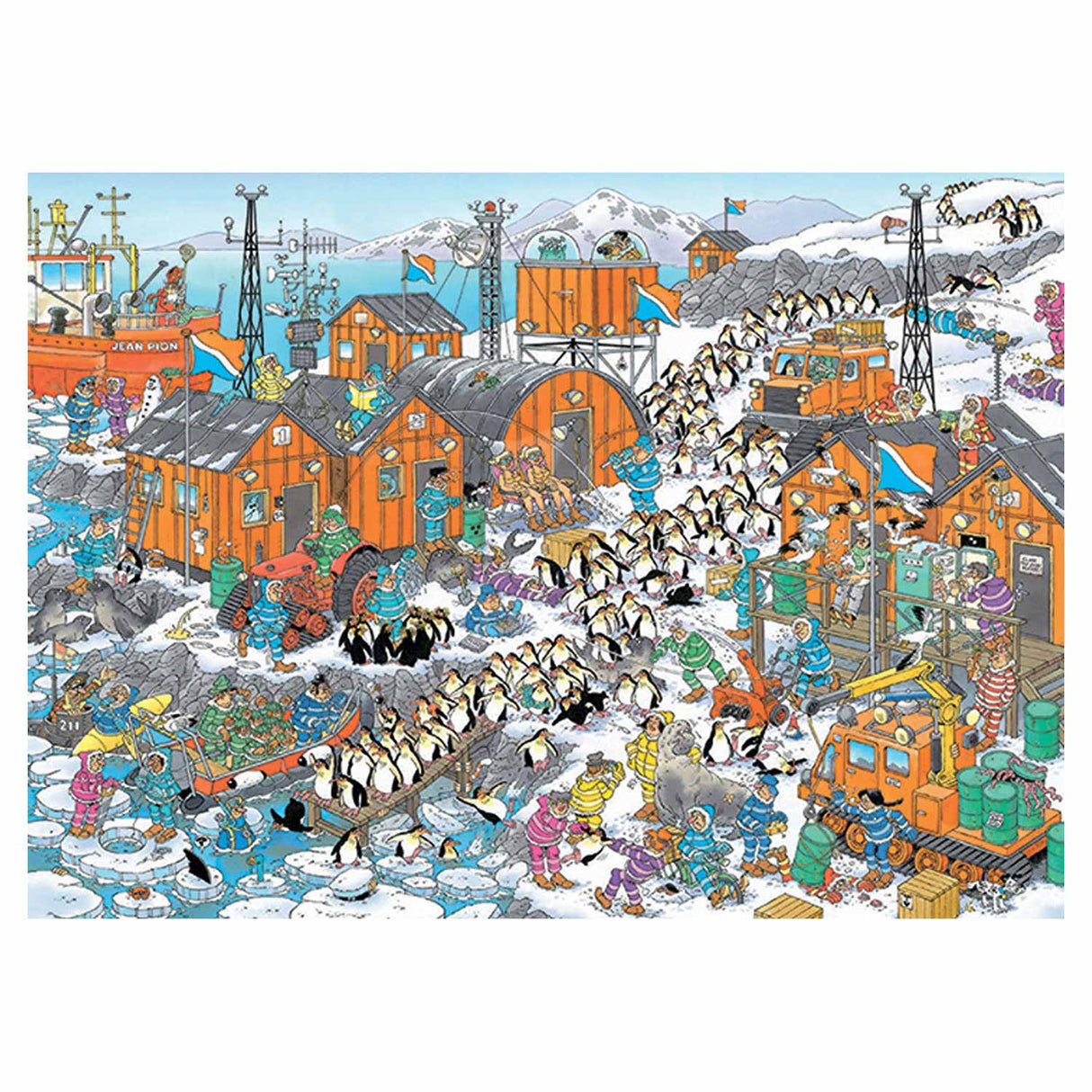 Jumbo Jan van Haasteren Puzzle - Südpol, 1000 Teile.