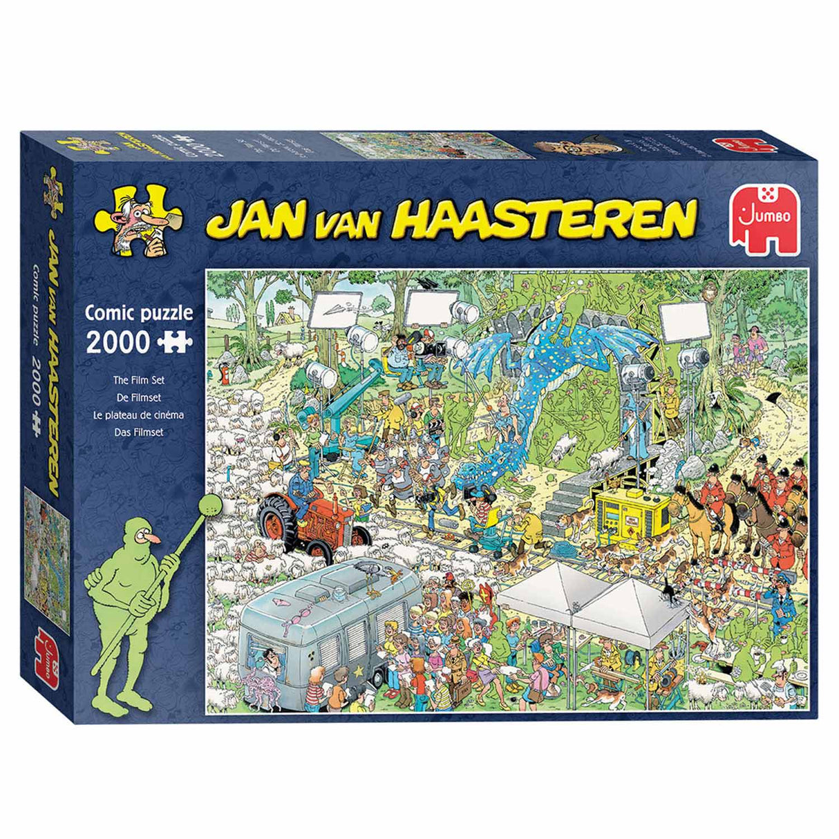 Jumbo Jan Van Haasteren Pluzzle - The Film Set, 2000st.