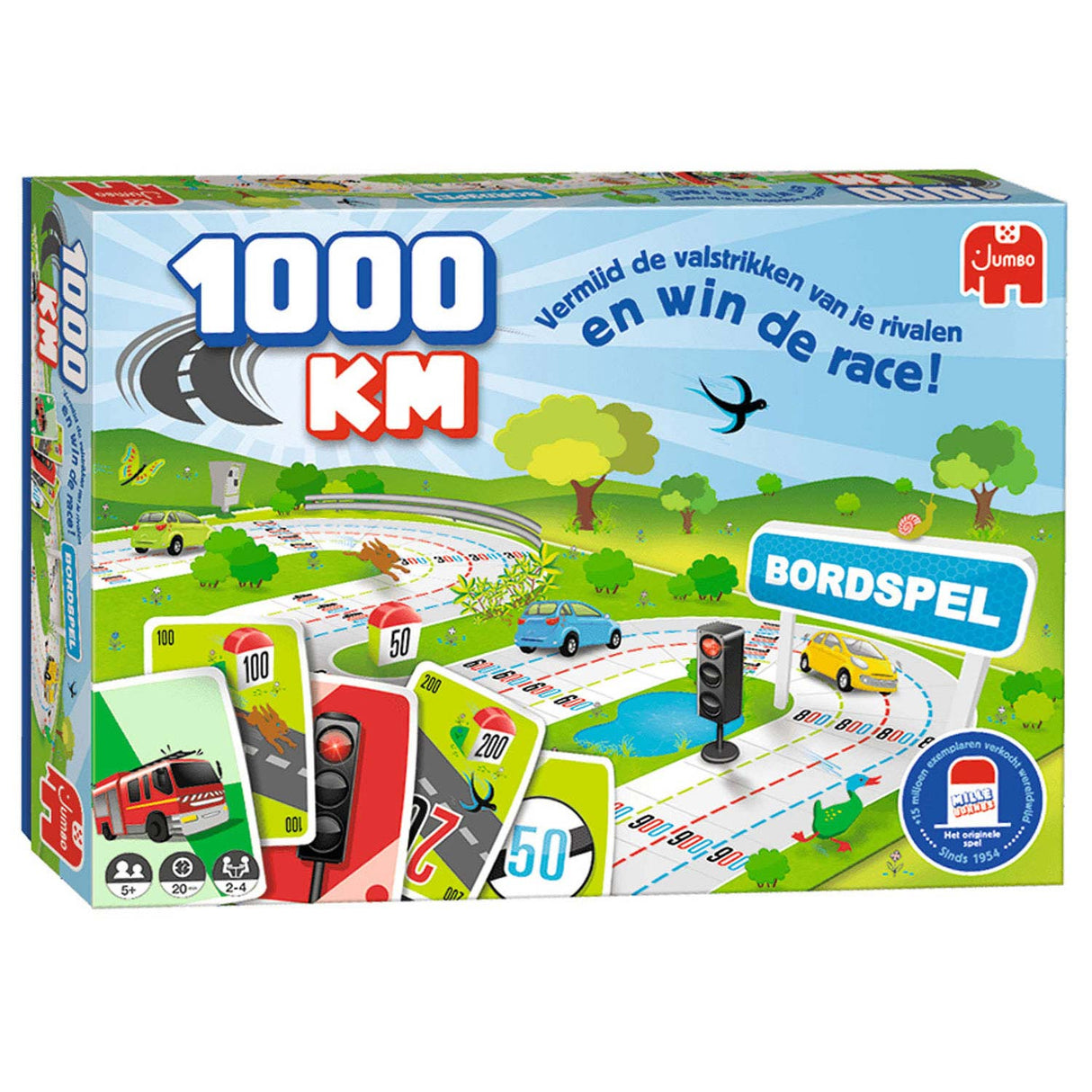 Jumbo 1000km Brettspiel – Brettspiel für Kinder