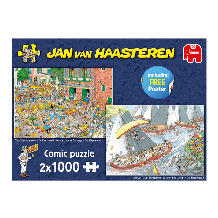Jan van Haasteren Puzzle - Niederländische Traditionen, 2x1000 Teile.