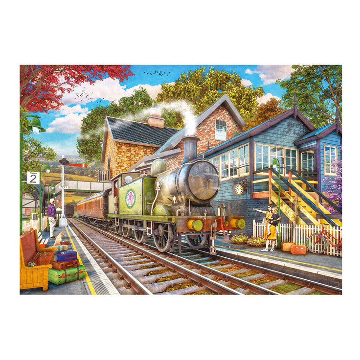 Jumbo-Falken-Puzzle – Morgendämmerung, 1000 Teile.