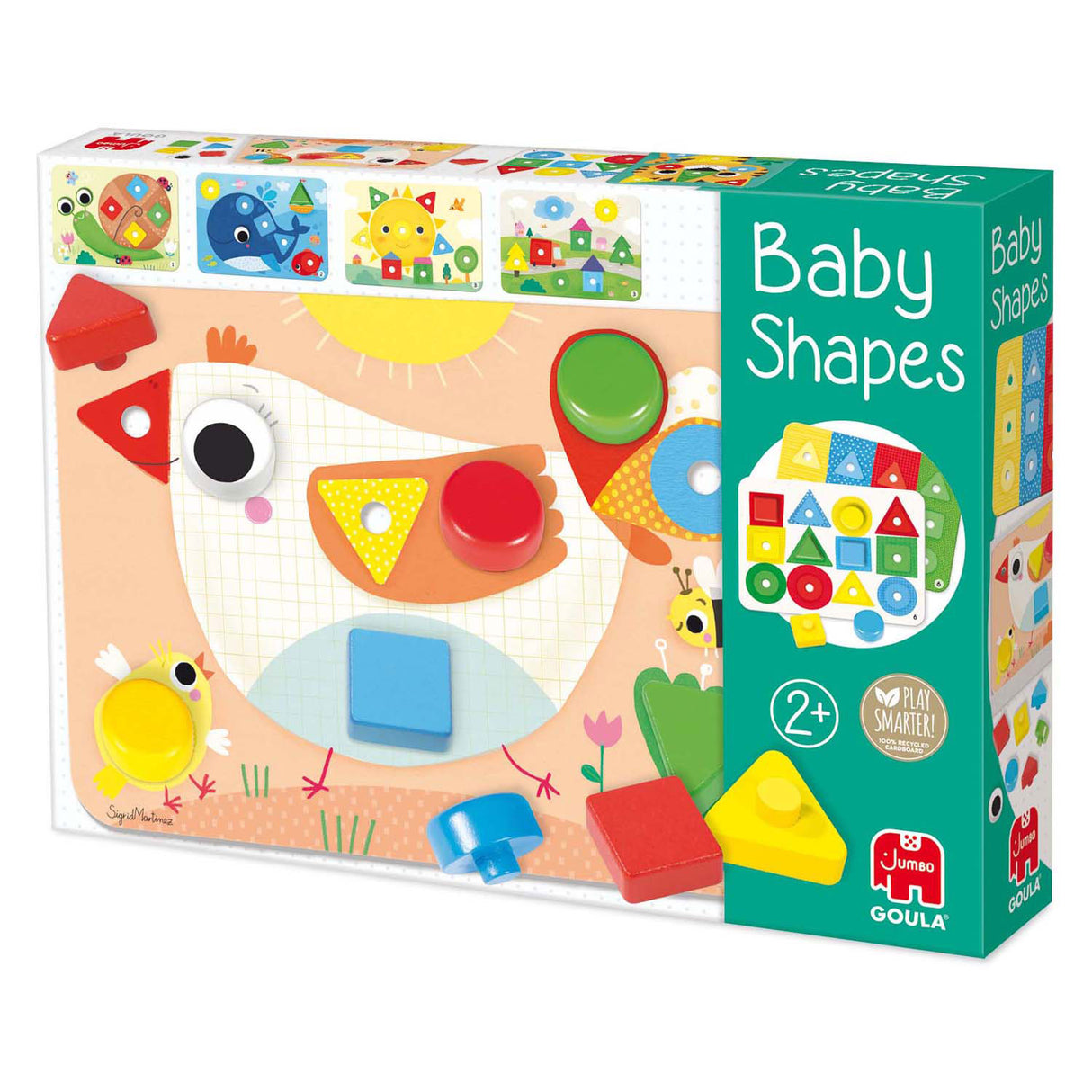 Jumbo Goula – Baby formt das Formenspiel