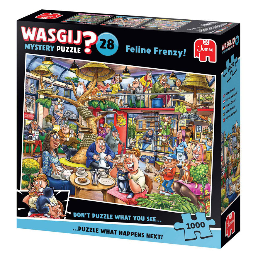Wasgij Mystery 28 – Katz- und Mausspiel! - 1000 Teile Puzzle - Puzzle