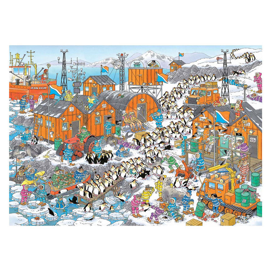 Jumbo Jan van Haasteren Puzzle - Südpolexpedition, 1000 Teile.