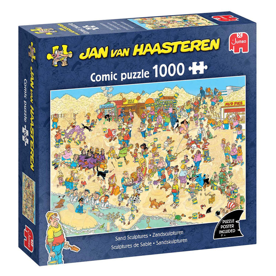 Jumbo Jan van Haasteren Puzzle - Sandskulpturen, 1000 Teile.