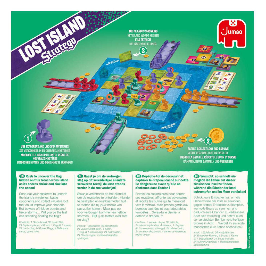 Jumbo-Spiel Stratego Lost Island