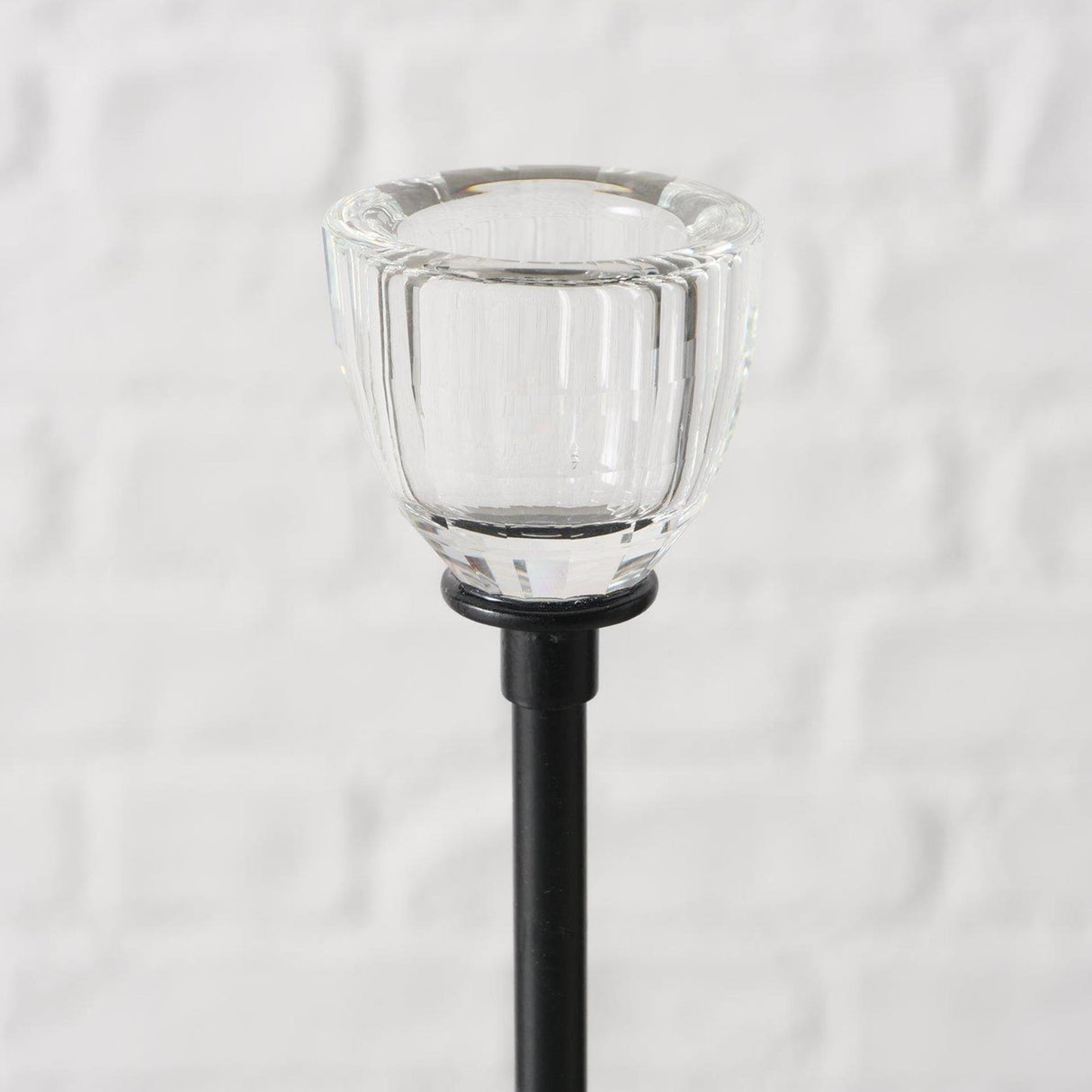 Boltze Home Kerzenständer schwarz 3-teilig ø7cm