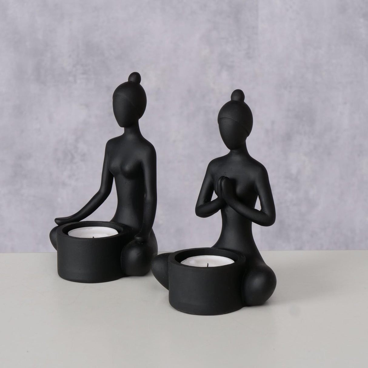 Boltze Home Teelichthalter Yoga