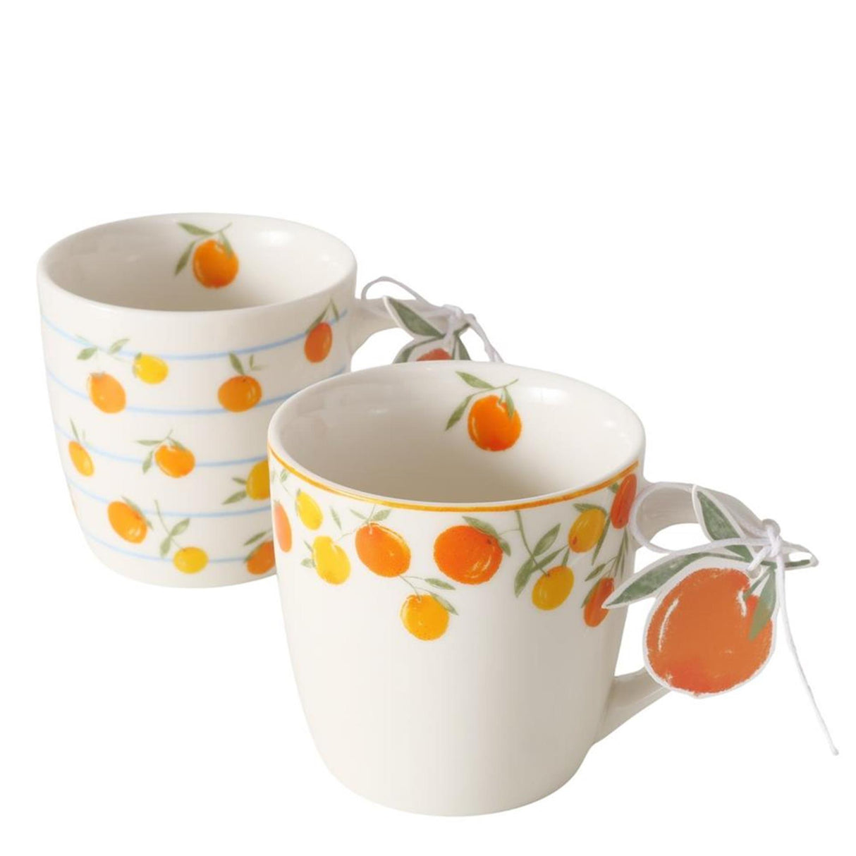 Boltze Home Becher orange 250ml Porzellan Ø8x7,9cm in 2 Ausführungen