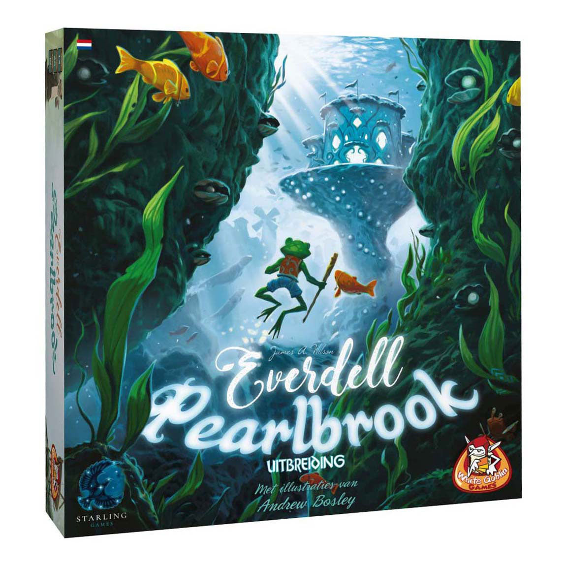 White Goblin Games Everdell: Pearlbrook Brettspiel (Niederländisch, Erweiterung, 1 - 4 Spieler, 60 Minuten, ab 10 Jahren)