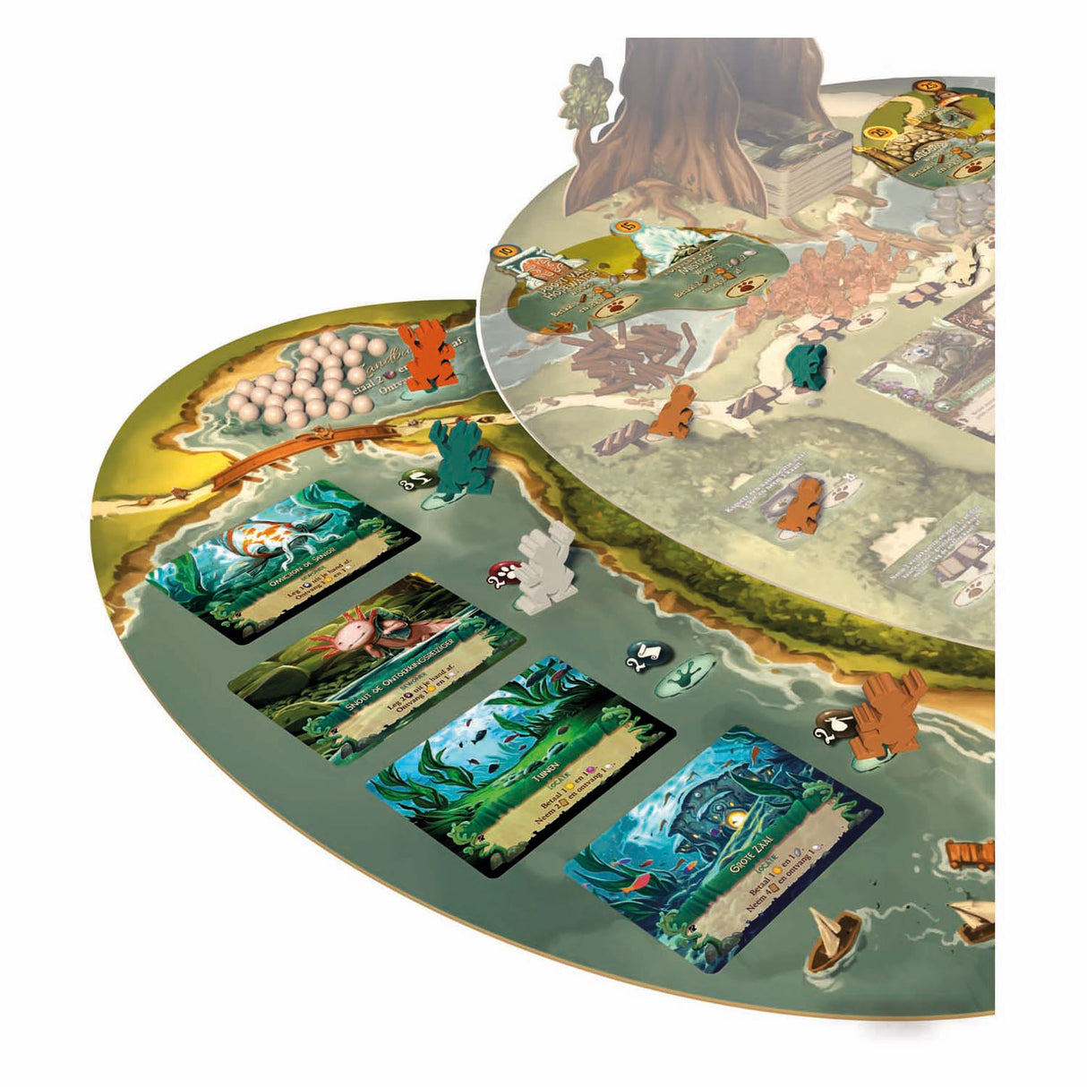 White Goblin Games Everdell: Pearlbrook Brettspiel (Niederländisch, Erweiterung, 1 - 4 Spieler, 60 Minuten, ab 10 Jahren)