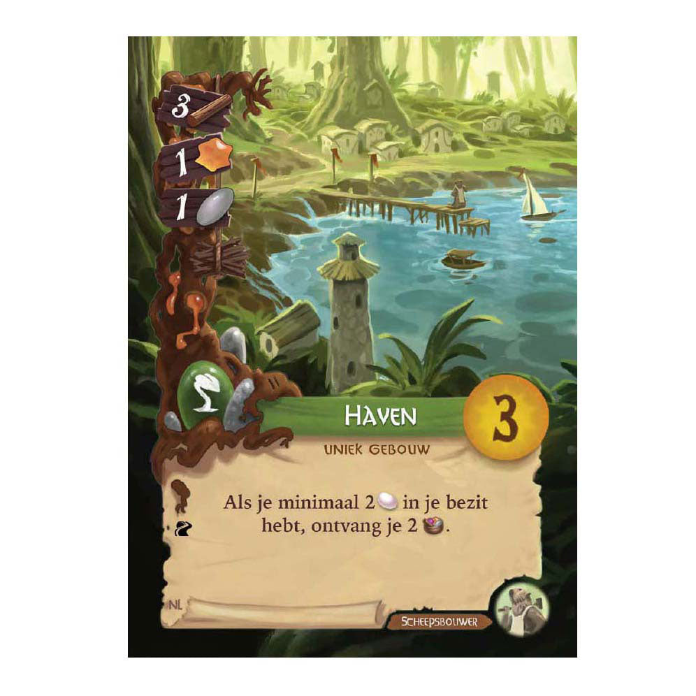 White Goblin Games Everdell: Pearlbrook Brettspiel (Niederländisch, Erweiterung, 1 - 4 Spieler, 60 Minuten, ab 10 Jahren)