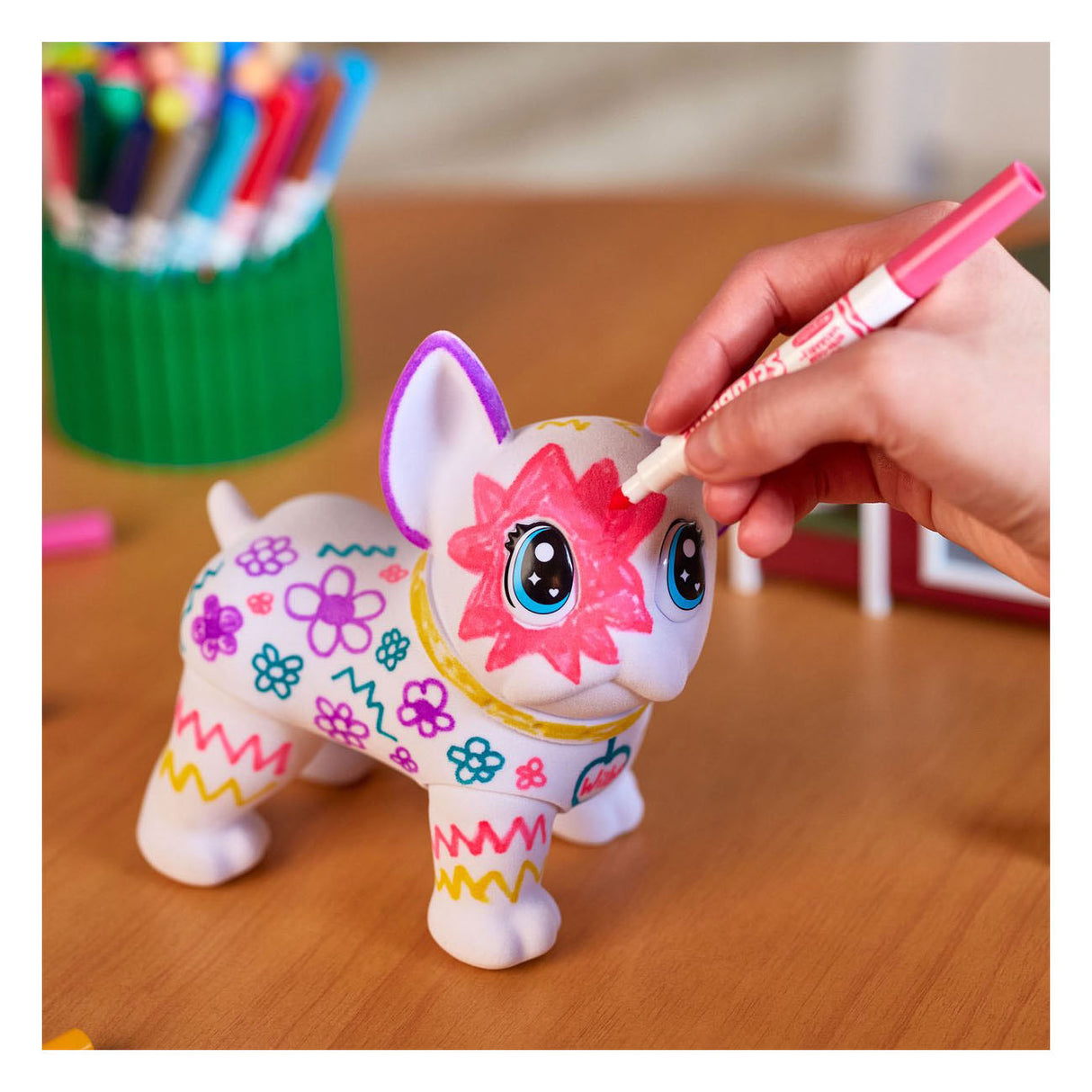 Crayola – Washimals – Hobby-Paket – Jumbo-Haustiere-Set, großer Wilbur für Kinder