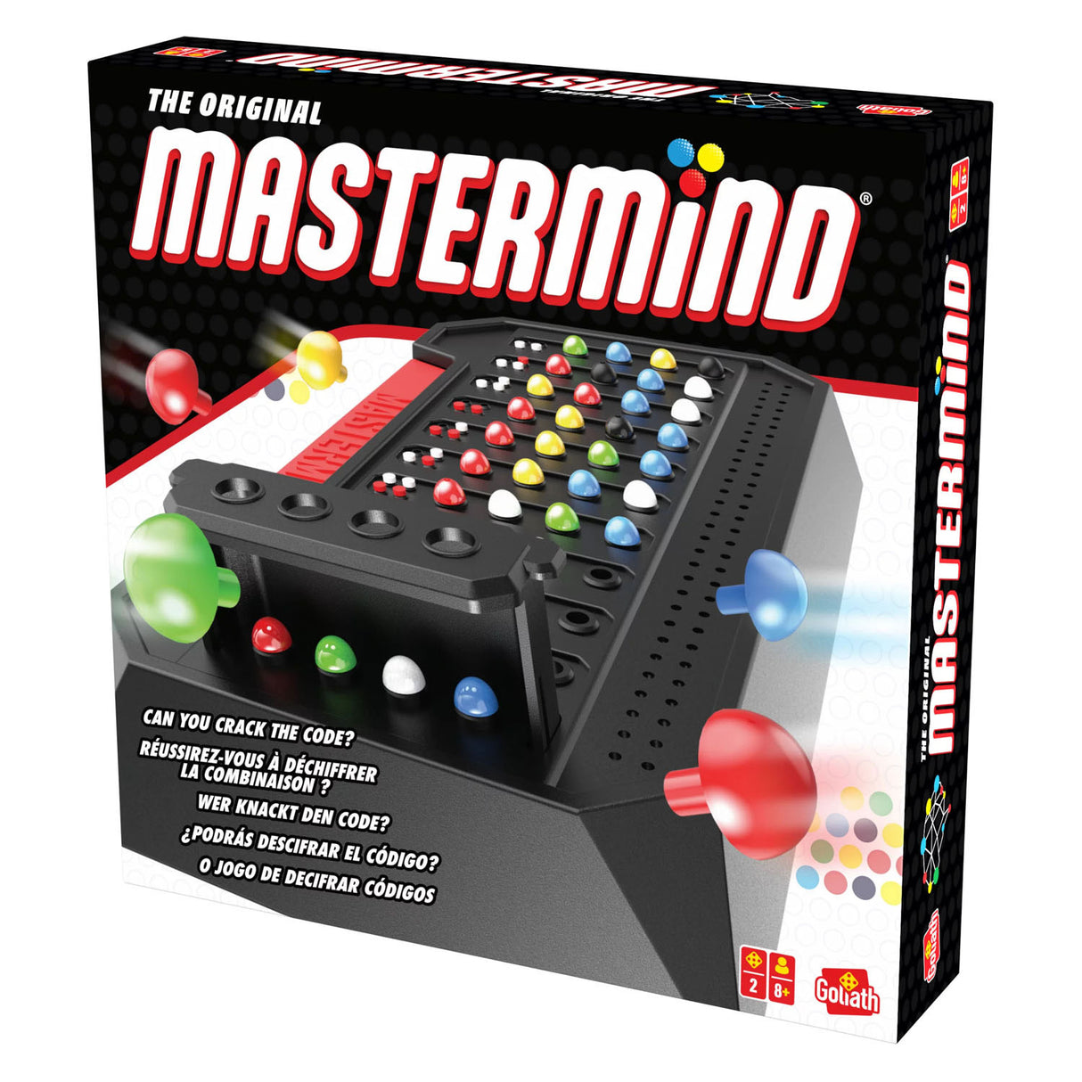 Goliath Mastermind Classic – Denkspiel – 2 Spieler – Code knacken