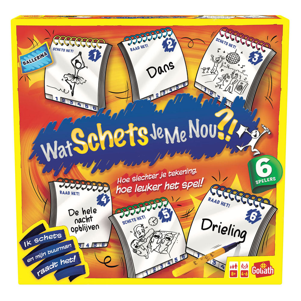 Goliath games goliath wat schets je me nou?! gezelschapsspel - 6 spelers