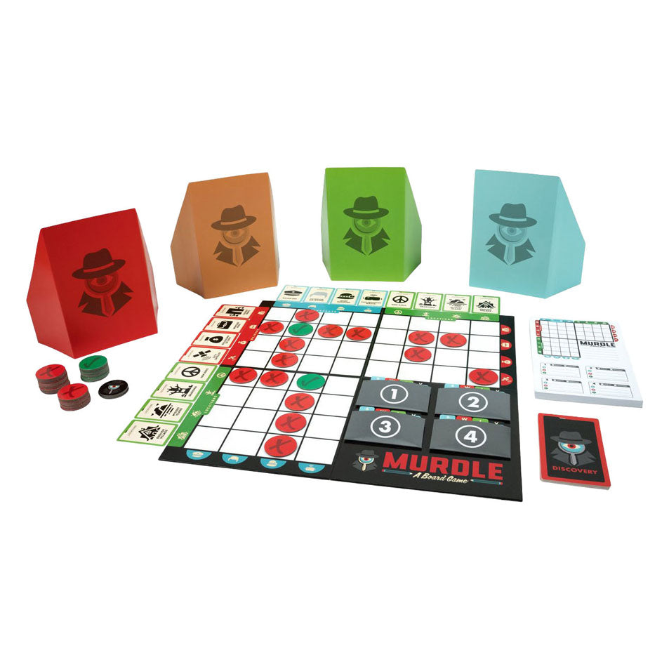 Goliath murdle het bordspel - breinbreker - bordspel - crime spel - deductief redeneren - 2 tot 4 spelers