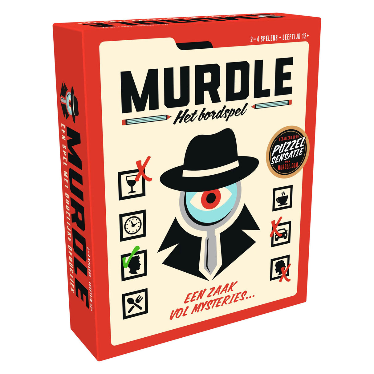 Goliath murdle het bordspel - breinbreker - bordspel - crime spel - deductief redeneren - 2 tot 4 spelers