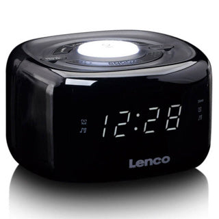 Lenco UKW-Radiowecker mit Nachtlampe