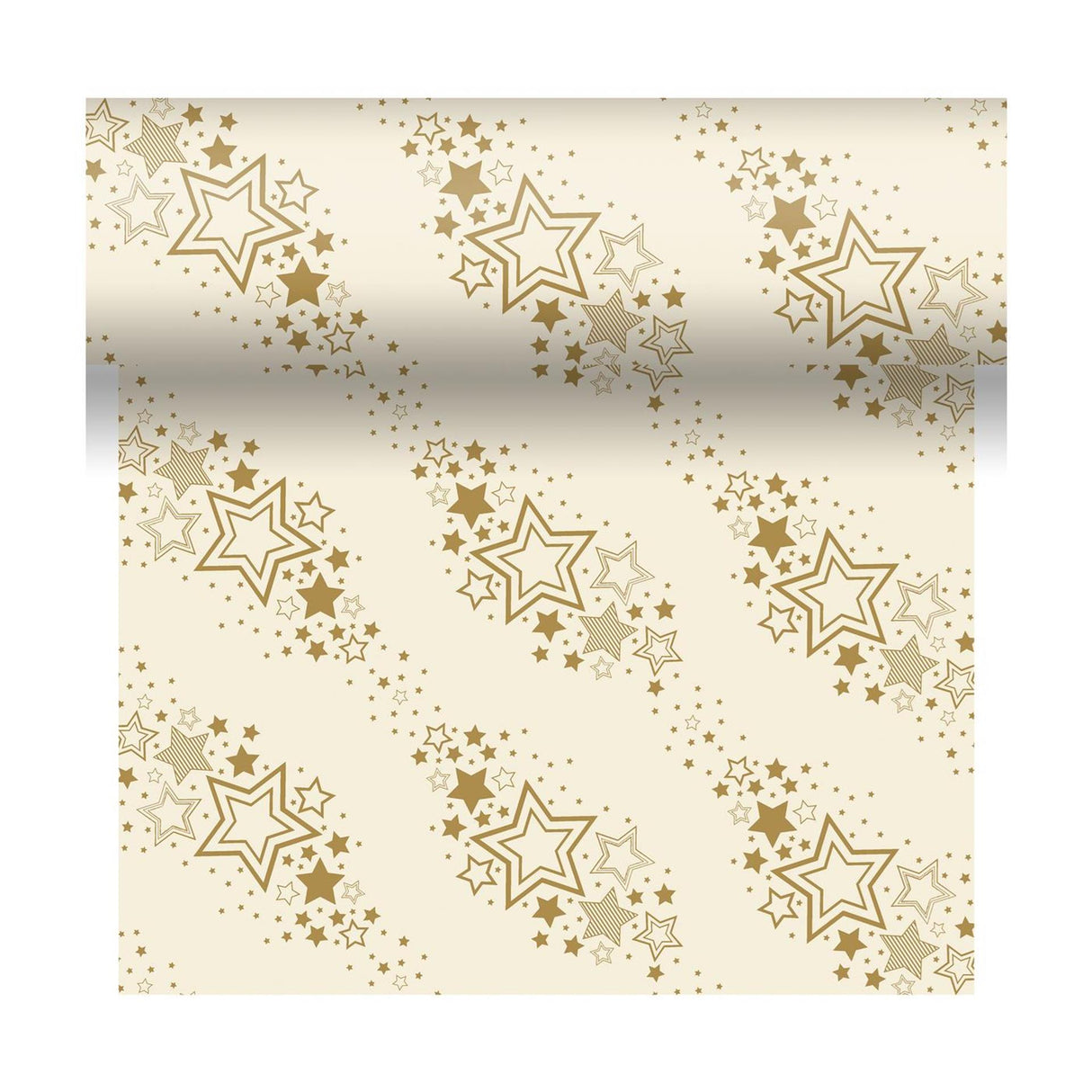 Duni 3-in1 Weihnachtsstern Creme 40x480cm