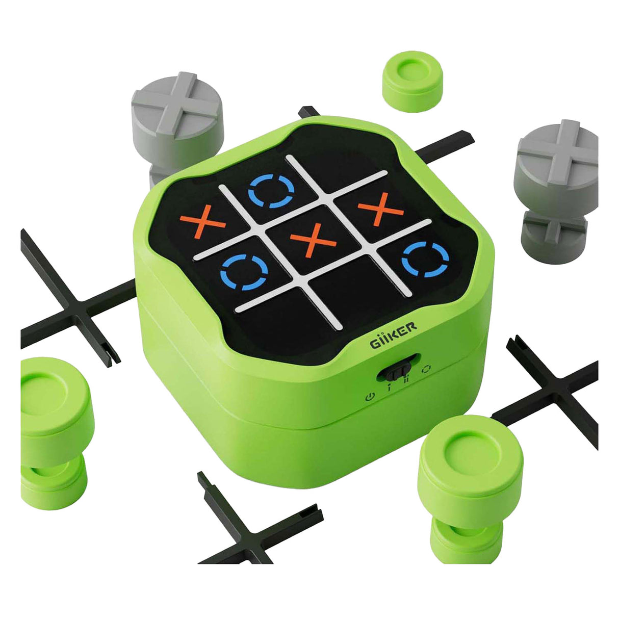 Giiker Tic-Tac-Toe-Bolzenspiel - grün