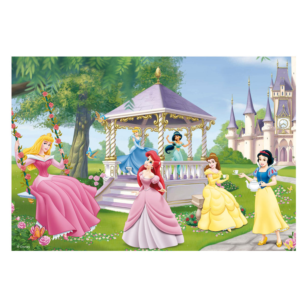 Ravensburger Puzzle Disney Prinzessin bezaubernde Prinzessinnen – 2x24 Teile – Kinderpuzzle