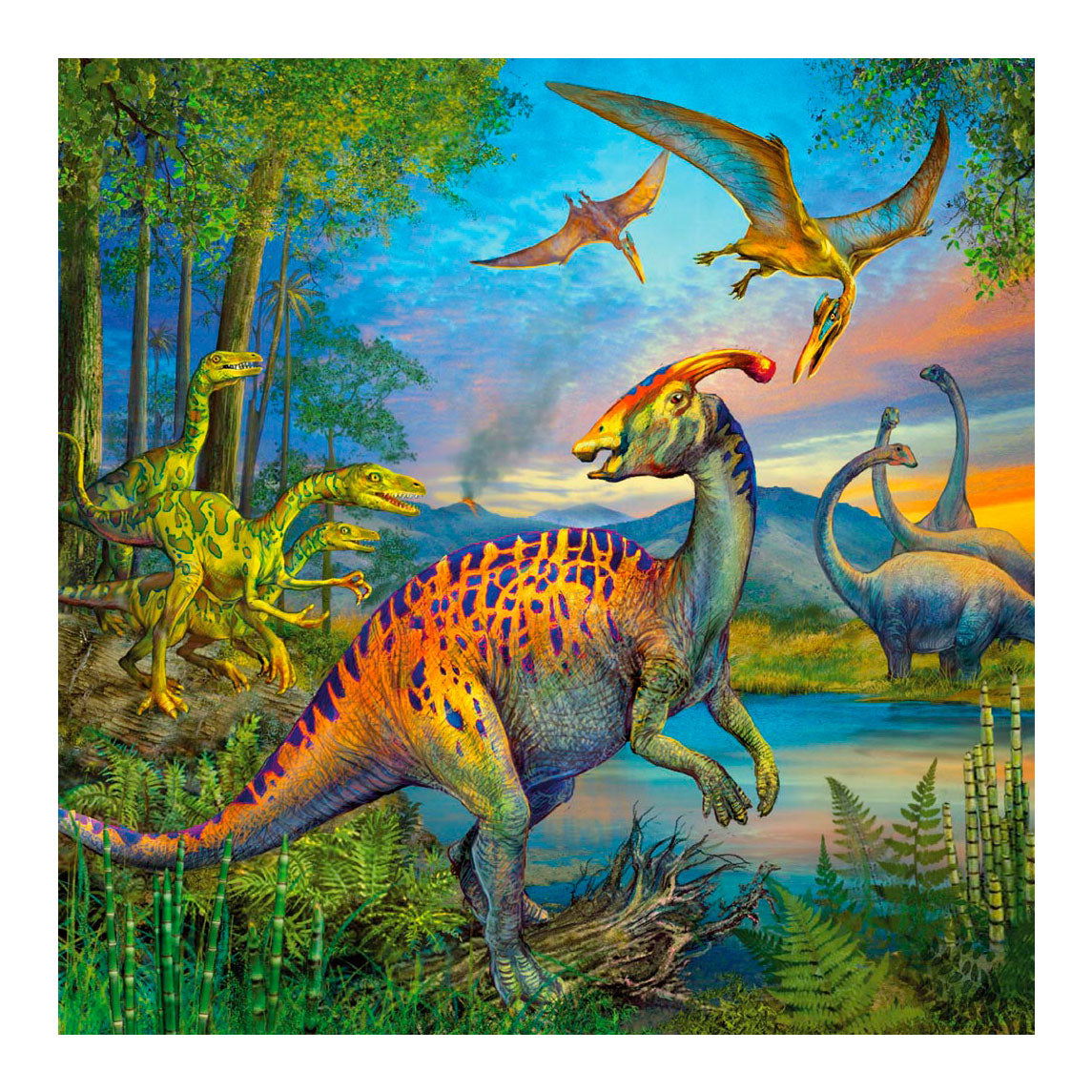 Ravensburger Dinosaurier-Puzzleset | 3 x 49 Stück