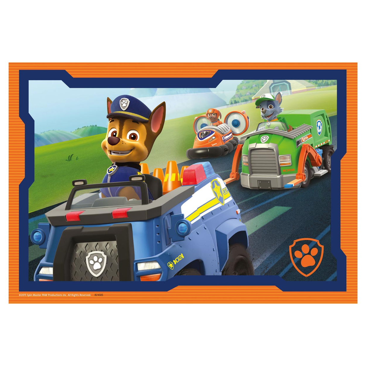 Ravensburger Paw Patrol Puzzle - Pfotenpatrouille in Aktion, 2x12st.