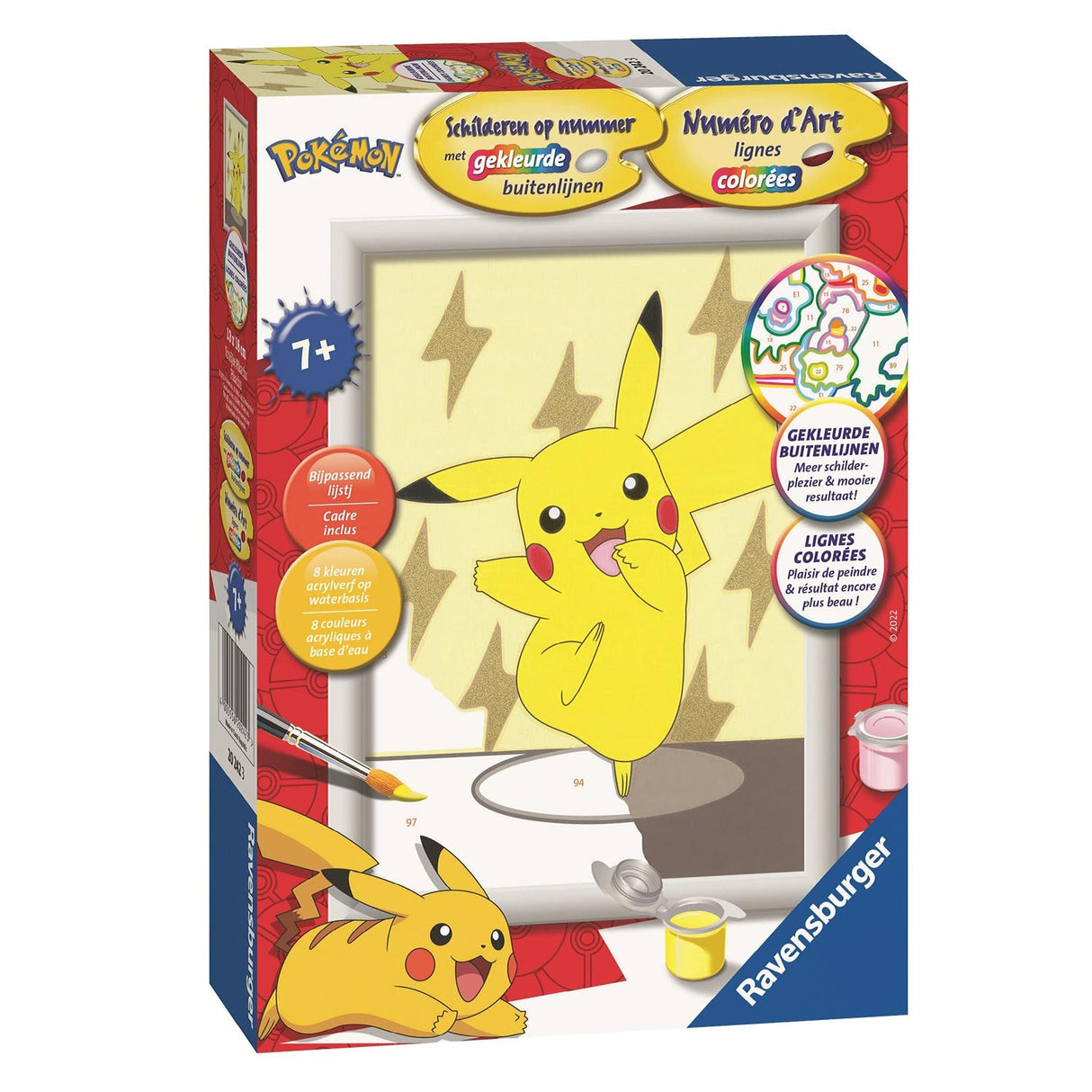 Ravensburger Gemälde nach Nummer Pikachu
