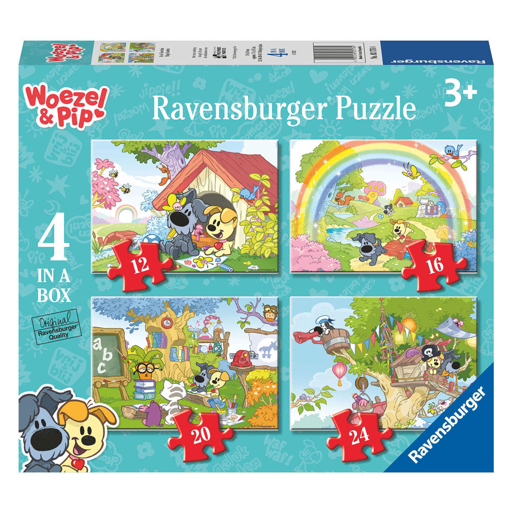 Ravensburger Pip im magischen Gartenbein -Puzzle 4in1