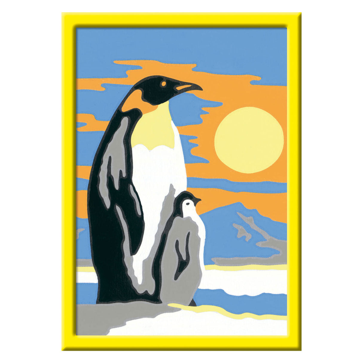 Ravensburger Kreart Gemälde bei Nummer - Penguin -Familie