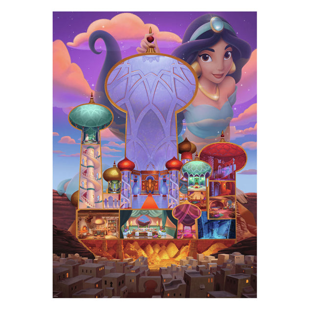 Ravensburger Puzzle Disney Schlösser Jasmin – 1000 Teile Cartoon.