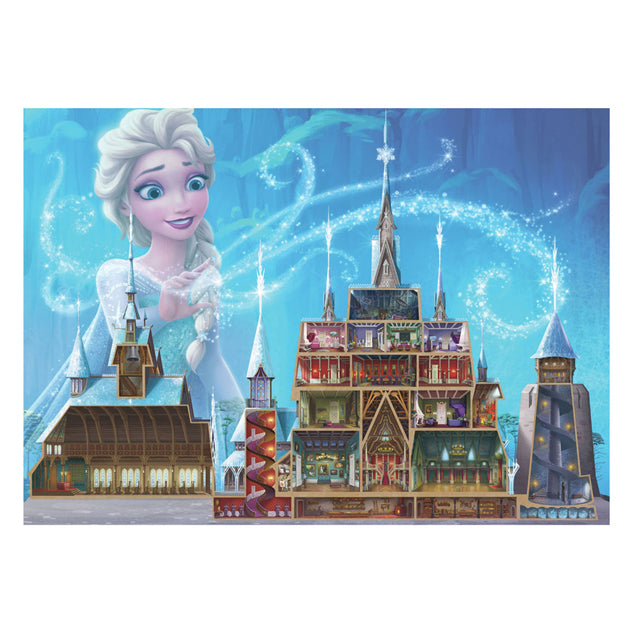 Ravensburger Puzzle Disney Schlösser Elsa – 1000 Teile Puzzle.