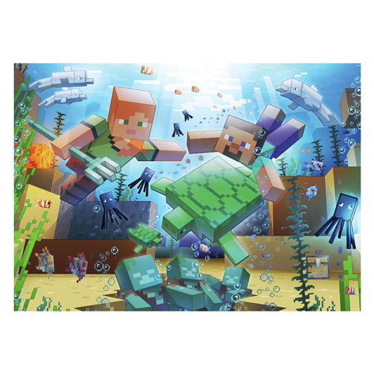 Ravensburger Puzzle Minecraft Mosaik 1000 Teile aus Pappe.