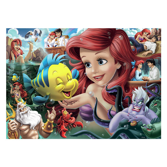 Ravensburger Jigsaw Puzzle Disney de Kleine Zeemermin, 1000st.
