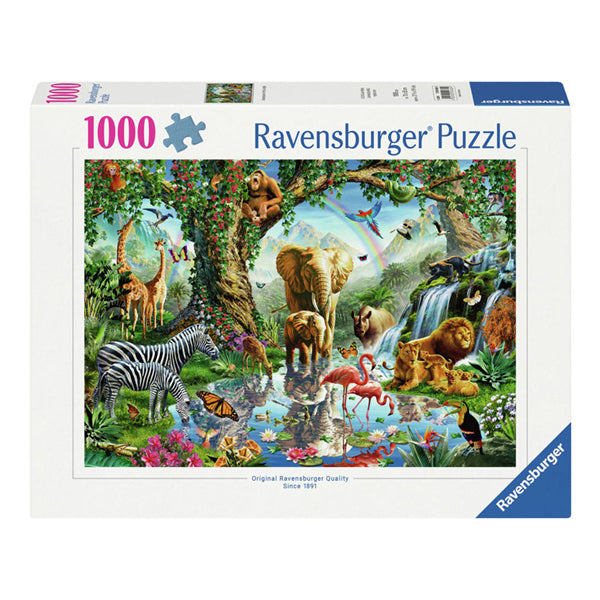 Ravensburger Puzzle Dschungelabenteuer – 1000 Teile Tiere.