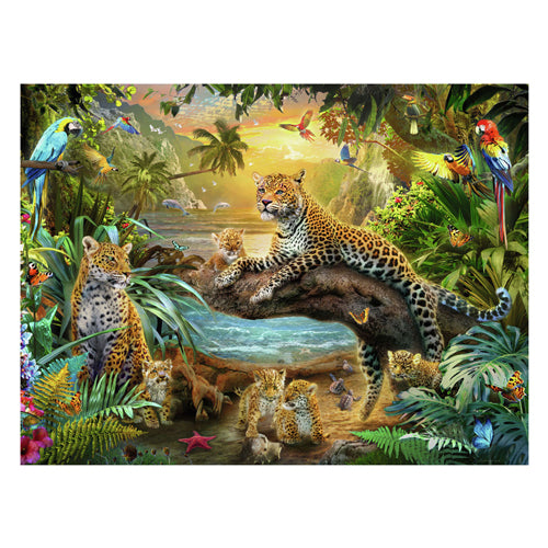 Ravensburger Puzzle Leoparden im Dschungel - Puzzle - 1500 Teile