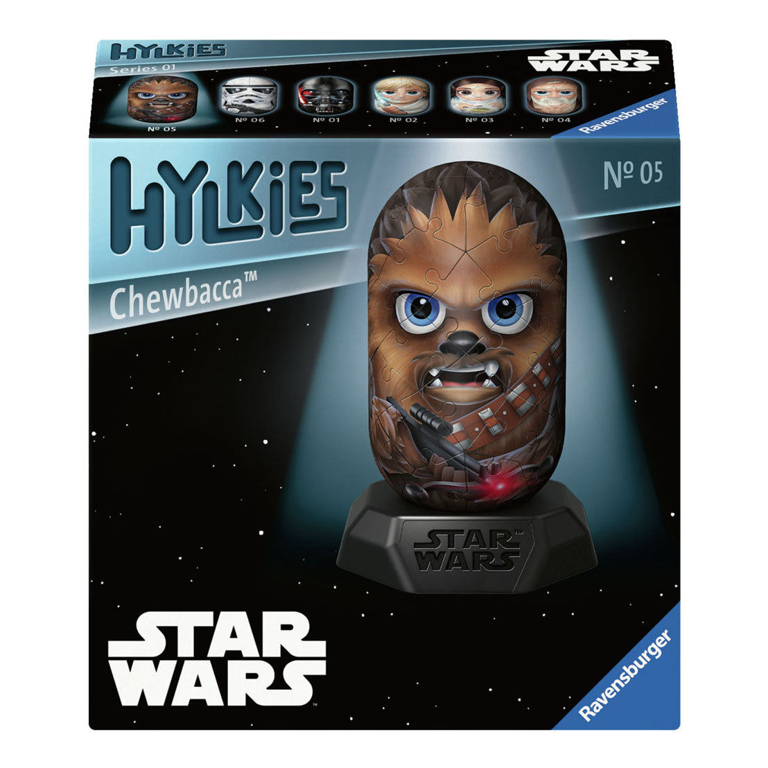 Ravensburger 3D -Puzzle Hylkies Star Wars Chewbacca, 54st.